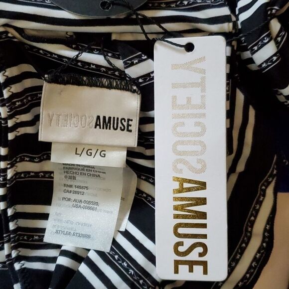 AMUSE SOCIETY Iris Bandeau top cheeky bottom Sz L - Picture 8 of 9